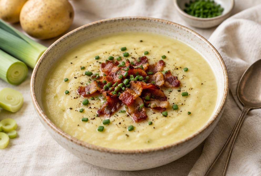 Bacon & Leek Potato Soup