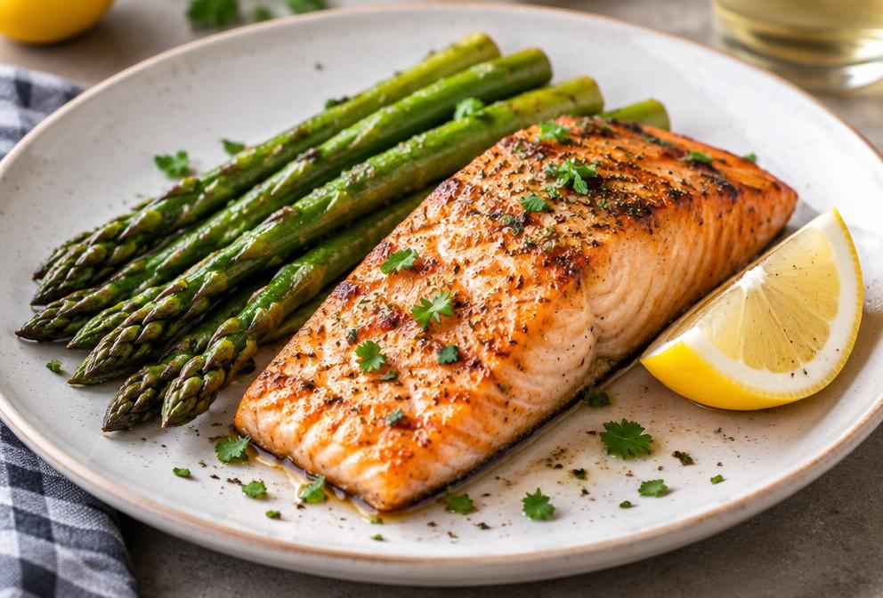 Lemon Herb Grilled Salmon
