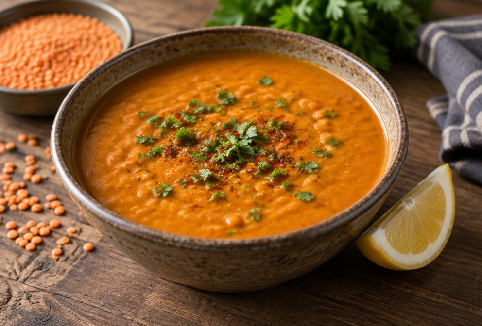 Red Lentil & Coconut Soup