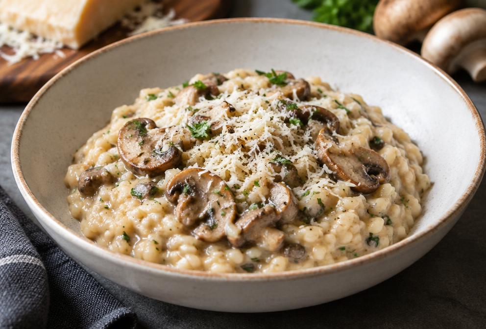 Creamy Mushroom Risotto