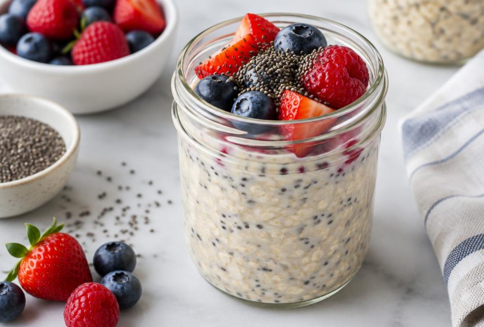 Berry Overnight Oats