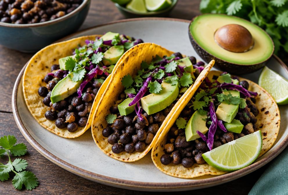 Smoky Black Bean Tacos